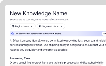 Knowledge Base Management