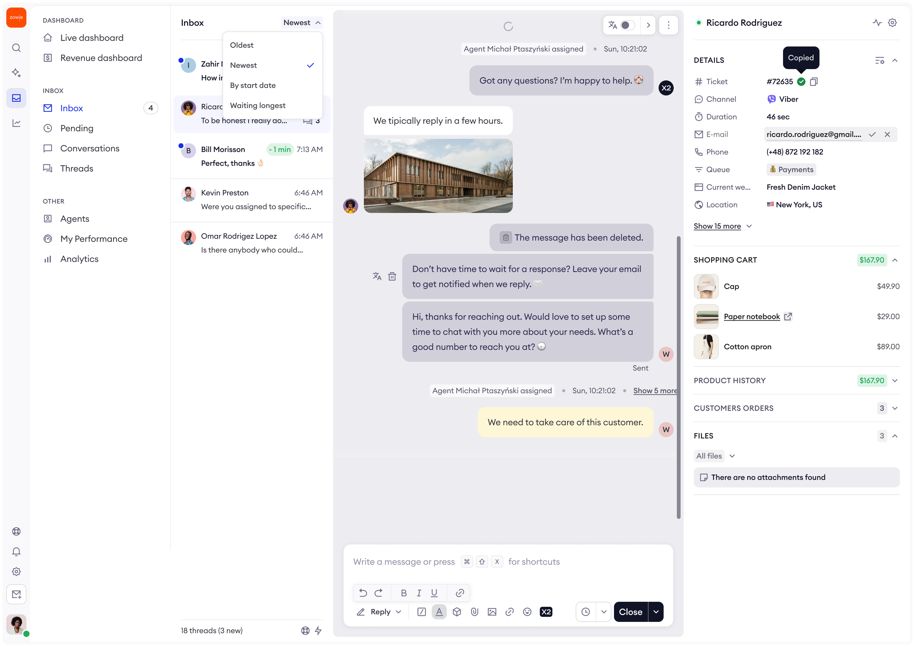 Inbox Redesign